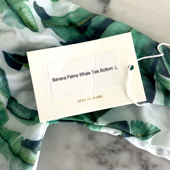 Midori bikini bottoms: Banana Palms Whale Tale (L) - Picture 3 of 3